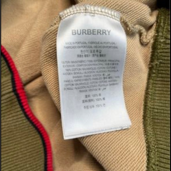 Burberry lightly used hoodie, comfy ,cotton, looks sharp, makes the look - Picture 5 of 6